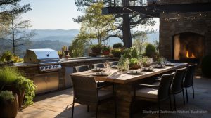 Backyard barbecue kitchen design & Destruction